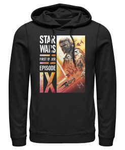 Men_s Star Wars The Rise of Skywalker First Order Glow Pull Over Hoodie