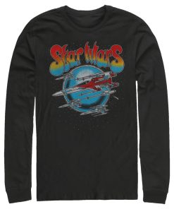 Men_s Star Wars The Rise of Skywalker Groovy Flight Long Sleeve Shirt