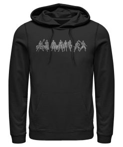 Men_s Star Wars The Rise of Skywalker Knights of Ren Line Pull Over Hoodie