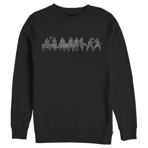 Men_s Star Wars The Rise of Skywalker Knights of Ren Line Sweatshirt