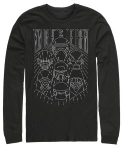 Men_s Star Wars The Rise of Skywalker Knights of Ren Streak Long Sleeve Shirt