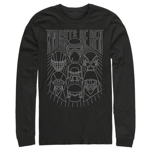 Men_s Star Wars The Rise of Skywalker Knights of Ren Streak Long Sleeve Shirt