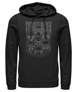 Men_s Star Wars The Rise of Skywalker Knights of Ren Streak Pull Over Hoodie