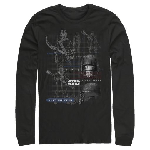 Men_s Star Wars The Rise of Skywalker Knights of Ren Warrior Long Sleeve Shirt