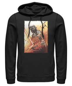 Men_s Star Wars The Rise of Skywalker Kylo Poster Pull Over Hoodie