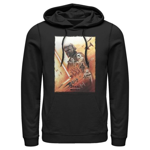 Men_s Star Wars The Rise of Skywalker Kylo Poster Pull Over Hoodie