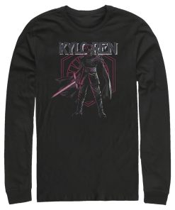 Men_s Star Wars The Rise of Skywalker Kylo Ren Emblem Long Sleeve Shirt