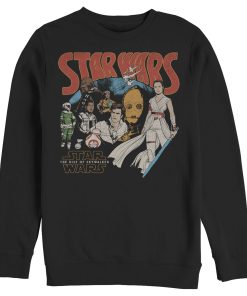 Men_s Star Wars The Rise of Skywalker Retro Collage Sweatshirt