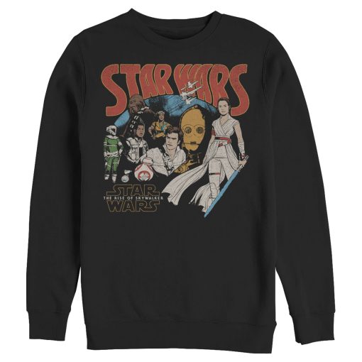 Men_s Star Wars The Rise of Skywalker Retro Collage Sweatshirt