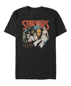 Men_s Star Wars The Rise of Skywalker Retro Collage T-Shirt