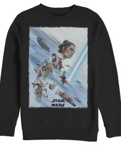 Men_s Star Wars The Rise of Skywalker Rey Poster Sweatshirt