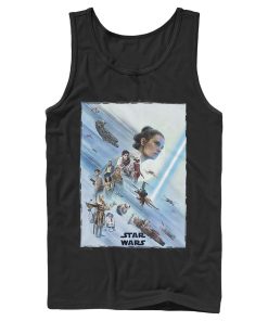 Men_s Star Wars The Rise of Skywalker Rey Poster Tank Top