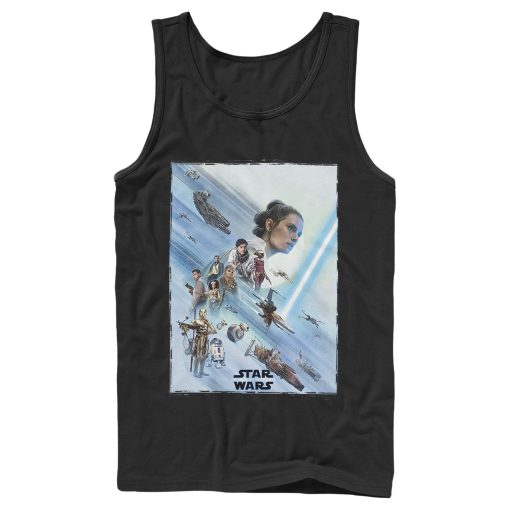 Men_s Star Wars The Rise of Skywalker Rey Poster Tank Top