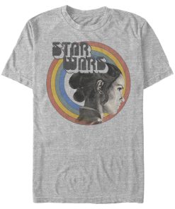 Men_s Star Wars The Rise of Skywalker Rey Vintage Rainbow T-Shirt