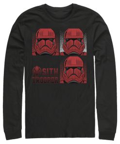 Men_s Star Wars The Rise of Skywalker Sith Trooper Panels Long Sleeve Shirt