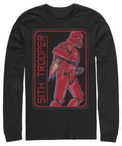 Men_s Star Wars The Rise of Skywalker Sith Trooper Rocket Long Sleeve Shirt