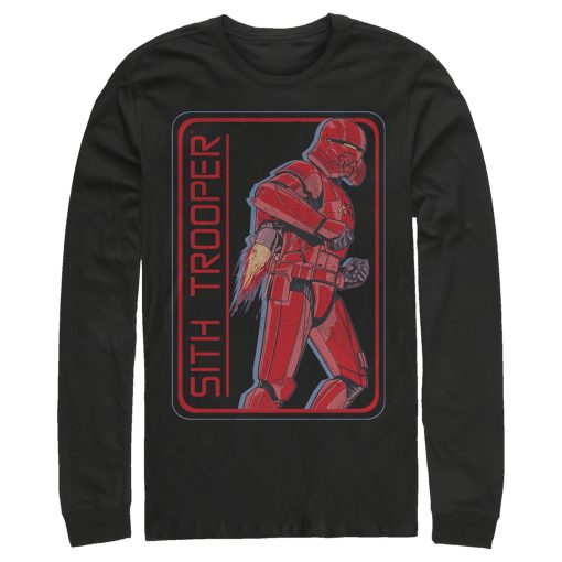 Men_s Star Wars The Rise of Skywalker Sith Trooper Rocket Long Sleeve Shirt