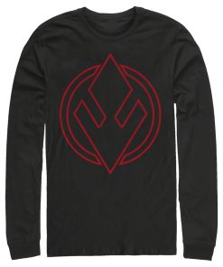 Men_s Star Wars The Rise of Skywalker Sith Trooper Symbol Long Sleeve Shirt