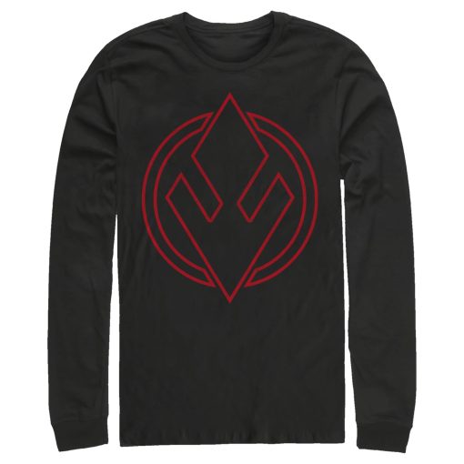 Men_s Star Wars The Rise of Skywalker Sith Trooper Symbol Long Sleeve Shirt