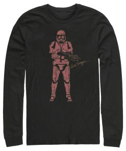 Men_s Star Wars The Rise of Skywalker Sith Trooper Villain Long Sleeve Shirt