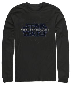 Men_s Star Wars The Rise of Skywalker Starry Logo Long Sleeve Shirt
