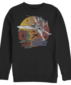 Men_s Star Wars The Rise of Skywalker Tropical X-Wing Sweatshirt