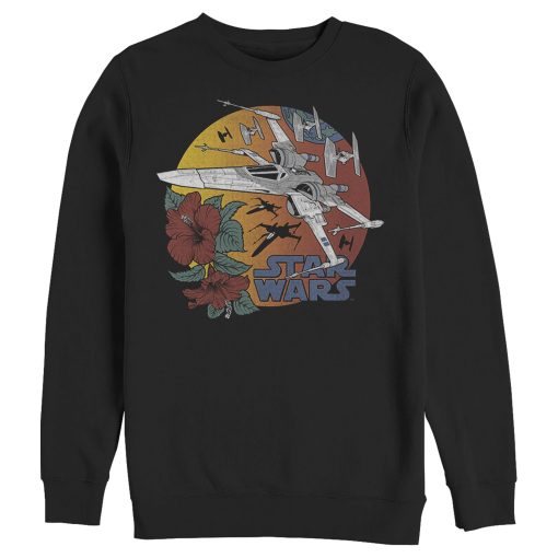 Men_s Star Wars The Rise of Skywalker Tropical X-Wing Sweatshirt