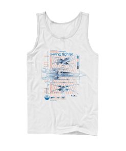 Men_s Star Wars The Rise of Skywalker X-Wing Details Tank Top