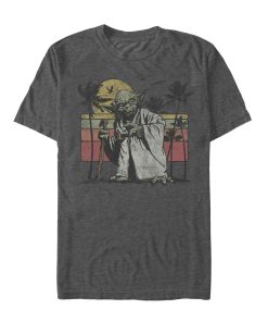 Men_s Star Wars Tropical Yoda Stripe T-Shirt