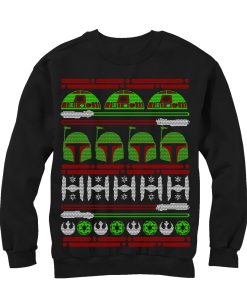 Men_s Star Wars Ugly Christmas Boba Fett Sweatshirt