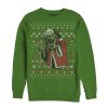Men_s Star Wars Ugly Christmas Santa Yoda Sweatshirt