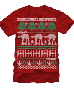 Men_s Star Wars Ugly Christmas Sweater T-Shirt