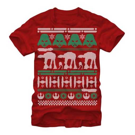 Men_s Star Wars Ugly Christmas Sweater T-Shirt