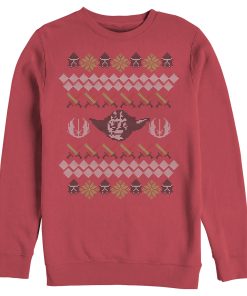 Men_s Star Wars Ugly Christmas Yoda Sweatshirt
