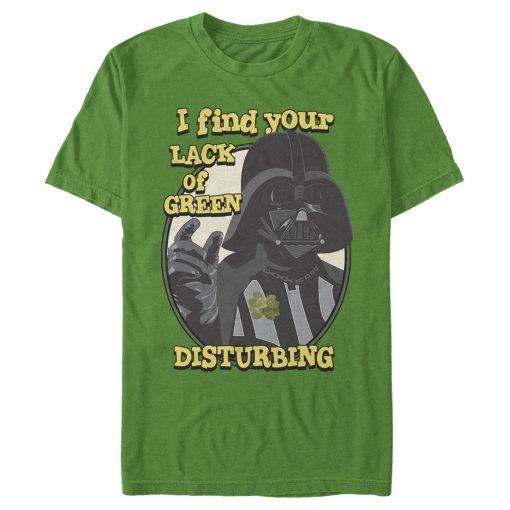 Men_s Star Wars Vader Disturbing Lack of Green T-Shirt