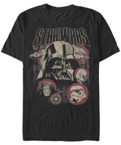 Men_s Star Wars Vader Helmet Spread T-Shirt