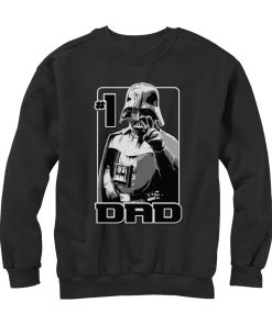 Men_s Star Wars Vader Number One Dad Sweatshirt