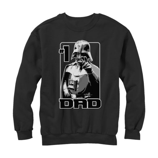 Men_s Star Wars Vader Number One Dad Sweatshirt