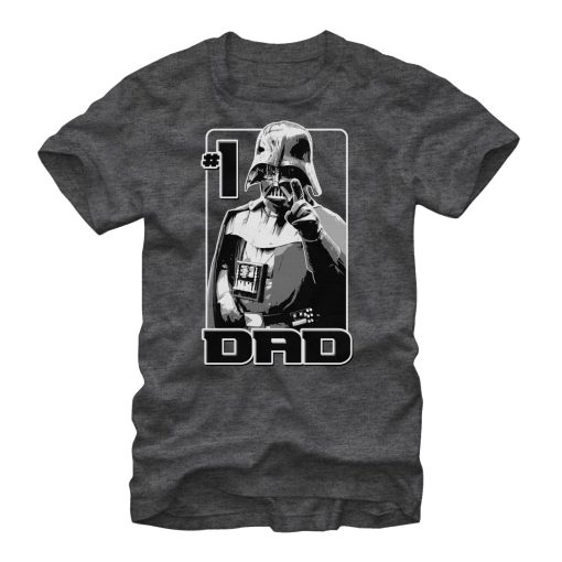 Men_s Star Wars Vader Number One Dad T-Shirt