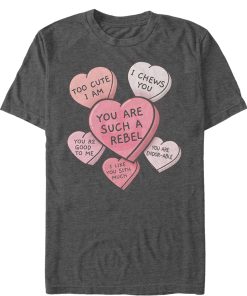 Men_s Star Wars Valentine Galactic Candy Hearts T-Shirt