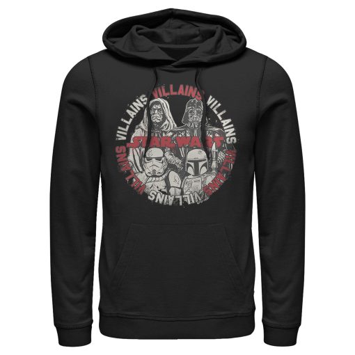 Men_s Star Wars Villains Collage Pull Over Hoodie