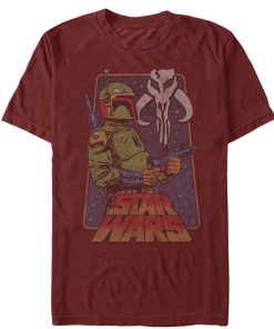 Men_s Star Wars Vintage Boba Fett Frame T-Shirt