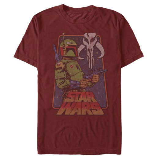 Men_s Star Wars Vintage Boba Fett Frame T-Shirt