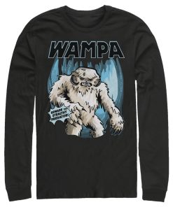 Men_s Star Wars Wampa Beware This Stealthy Predator Long Sleeve Shirt
