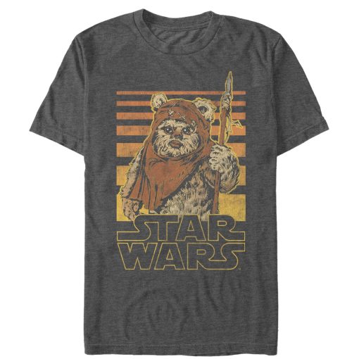 Men_s Star Wars Wicket Ewok Stripes T-Shirt