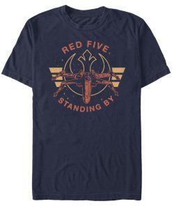 Men_s Star Wars X-Wing Five Standing By T-Shirt