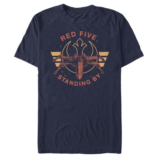 Men_s Star Wars X-Wing Five Standing By T-Shirt