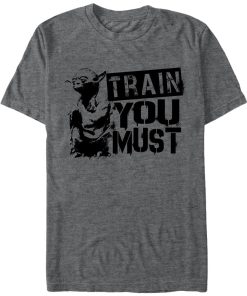Men_s Star Wars Yoda Train You Must T-Shirt