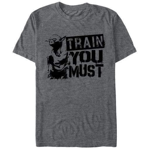 Men_s Star Wars Yoda Train You Must T-Shirt