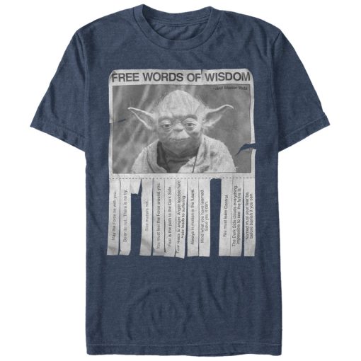 Men_s Star Wars Yoda Words of Wisdom T-Shirt